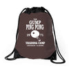 forrest gump   ping pong camp   cult film Drawstring Bags