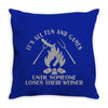 loses a weiner Throw Pillow