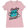 reading is awesome Ladies Fitted T-Shirt