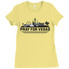 Pray for Las Vegas Ladies Fitted T-Shirt