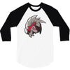 lycanroc (midnight) 3/4 Sleeve Shirt