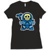 mitesized skeleboy Ladies Fitted T-Shirt