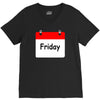title of day of the week friday day of the week V-Neck Tee