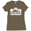 funny camera photography (2) Ladies Fitted T-Shirt