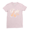 Fight For a Cure Uterine Cancer Awareness Ladies Fitted T-Shirt