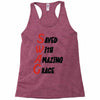 saved with amazing grace Racerback Tank