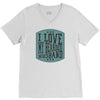i love my beared husband V-Neck Tee