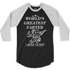 world's greatest farter i mean father 3/4 Sleeve Shirt