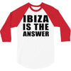 ibiza is the answer 3/4 Sleeve Shirt