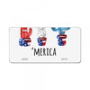 4th of July License Plate