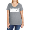 ghost (2) Ladies Curvy T-Shirt