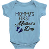 mommys first mothers day Baby Onesie