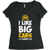 i like big monster cars Women's Triblend Scoop T-shirt