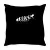 bike evolotions Throw Pillow