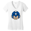mecha mega rocks Women's V-Neck T-Shirt