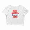 make america kind again Crop Top