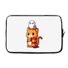 brave kitty Laptop sleeve