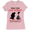 Pray for Las Vegas, Route 91 Harvest 2017 Ladies Fitted T-Shirt