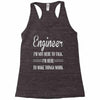 i'm not here to talk Racerback Tank