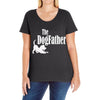 the dogfather Ladies Curvy T-Shirt