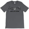 space are friends black T-Shirt