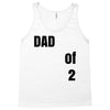 dad of 2 Tank Top