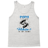 Papa is my Name Fishing Is My Game Tank Top