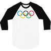 olympic rings 3/4 Sleeve Shirt