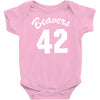 beavers 42 Baby Onesie