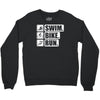 v6 swim bike run Crewneck Sweatshirt