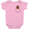 pocket owl Baby Bodysuit