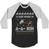 ya done messed up a a ron ugly sweater 3/4 Sleeve Shirt