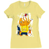 paint it, green Ladies Fitted T-Shirt