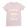 legendary riders are born in 1974 Ladies Fitted T-Shirt