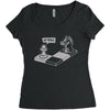 chess geek nerd Women's Triblend Scoop T-shirt
