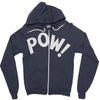 pow as worn Zipper Hoodie
