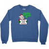 heapy new year funny santa claus christmas Crewneck Sweatshirt