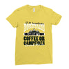 braakfast food coffee or campfires Ladies Fitted T-Shirt