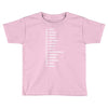 beard length chart Toddler T-shirt