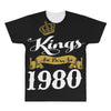 kings are born in 1980 All Over Men's T-shirt