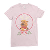cute deer Ladies Fitted T-Shirt