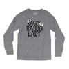 crazy rabbit lady Long Sleeve Shirts