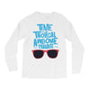 time to go tropical awesome paradise Long Sleeve Shirts