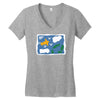 rose's green Women's V-Neck T-Shirt
