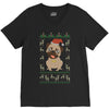 ugly sweater dog V-Neck Tee