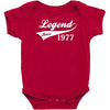 legend since 1977, funny Baby Bodysuit