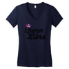 queen libra Women's V-Neck T-Shirt