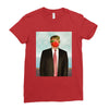 Rene Magritte Parody Impeach Trump Ladies Fitted T-Shirt