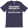 personalised daddy T-Shirt