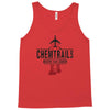 jet chemtrails red &amp; grey logo Tank Top